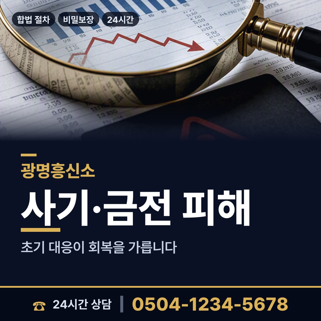 광명 소하1동 사설탐정의뢰 상담 안내